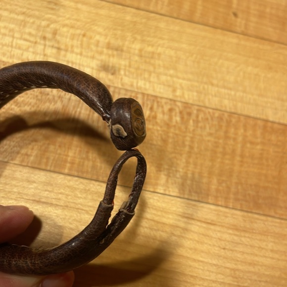 Leather handmade bracelet - Picture 3 of 3